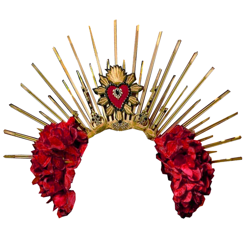 Корона Crown Broken Heart Frida Kahlo Красный Корона Crown Broken Heart Frida Kahlo Красный в Твери | Loft Concept