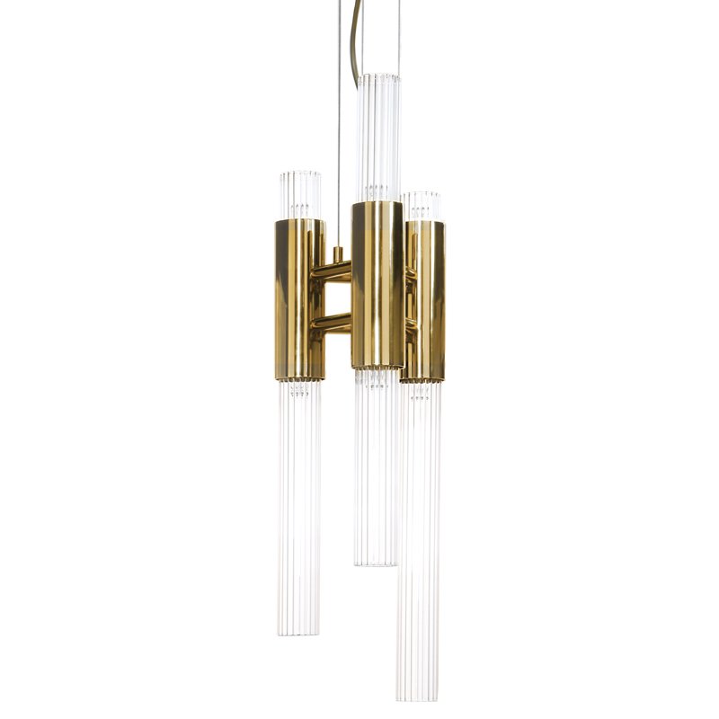 Люстра Luxxu WATERFALL PENDANT Глянцевое золото Прозрачное Стекло Люстра Luxxu WATERFALL PENDANT Глянцевое золото Прозрачное Стекло в Твери | Loft Concept