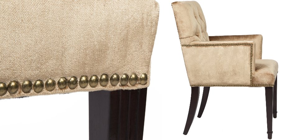 Стул с подлокотниками Parisian Chic Beige Стул с подлокотниками Parisian Chic Beige - Loft-Concept в Твери