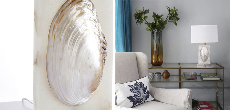 Настольная лампа Mother of Pearl Sink Настольная лампа Mother of Pearl Sink - Loft-Concept в Твери