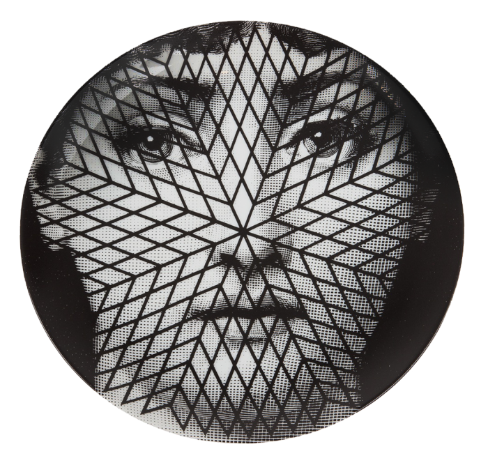 Декоративная тарелка Fornasetti 294 Черный Декоративная тарелка Fornasetti 294 Черный в Твери | Loft Concept