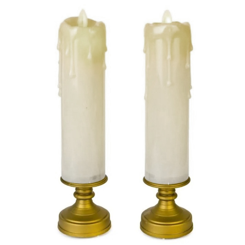 Набор свечей Two LED Candles Латунь Набор свечей Two LED Candles Латунь в Твери | Loft Concept