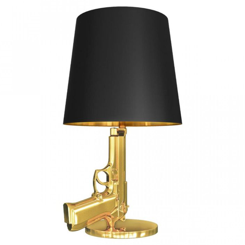 Настольная лампа Flos Gun Table Lamp Золотой Черный Настольная лампа Flos Gun Table Lamp Золотой Черный в Твери | Loft Concept