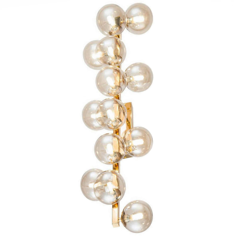 Бра Berries Chandelier Amber 13 Глянцевое золото Янтарь (Amber) Бра Berries Chandelier Amber 13 Глянцевое золото Янтарь (Amber) в Твери | Loft Concept