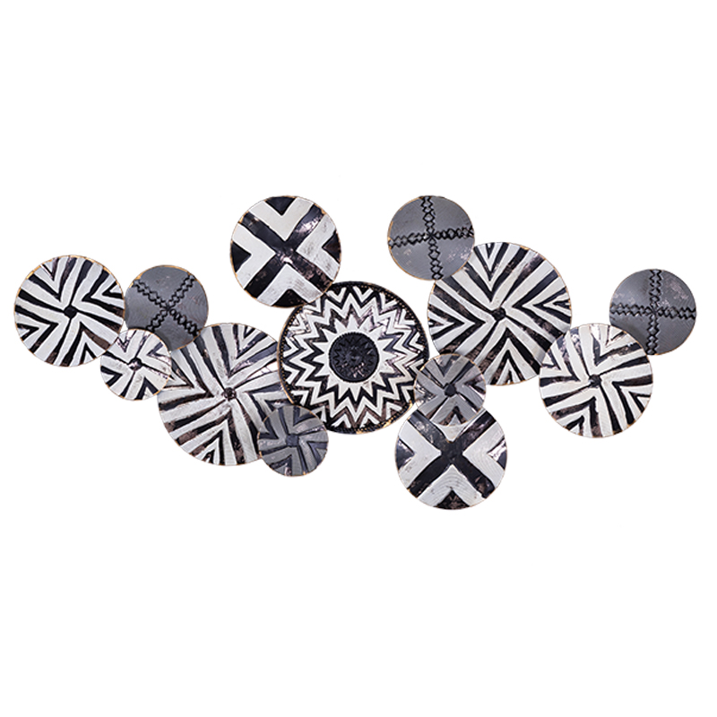Панно Black and white patterns Черно-белый Панно Black and white patterns Черно-белый в Твери | Loft Concept