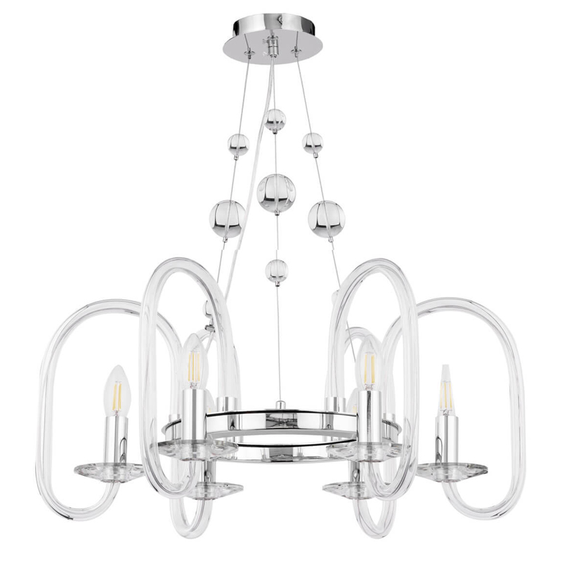 Люстра Destiny Chandelier Хром Люстра Destiny Chandelier Хром в Твери | Loft Concept