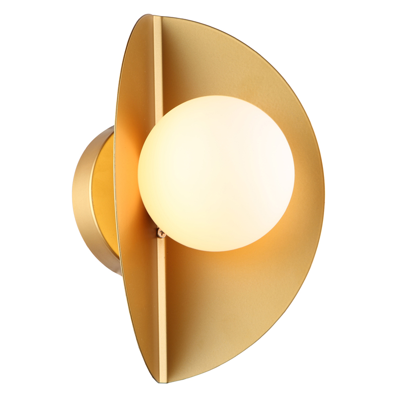 Бра Pascal Sconce Белый Золотой Бра Pascal Sconce Белый Золотой в Твери | Loft Concept
