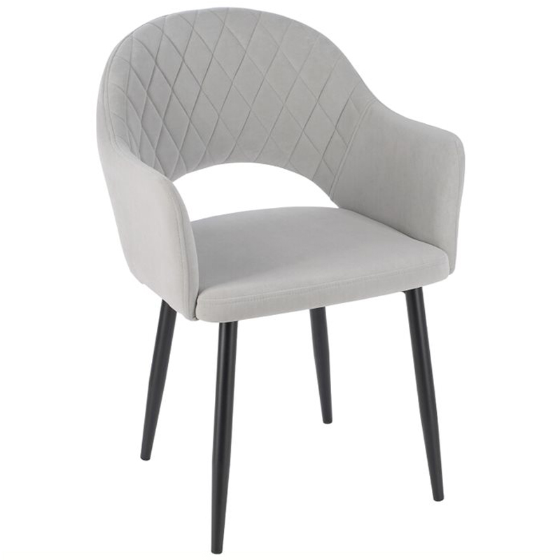 Стул Giotto Chair Светло-серый Черный Стул Giotto Chair Светло-серый Черный в Твери | Loft Concept