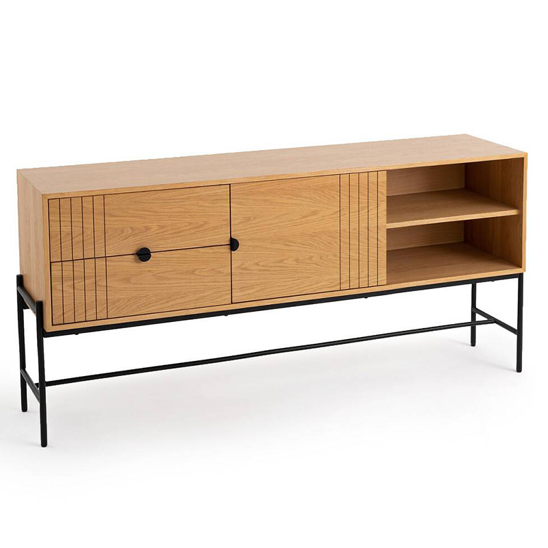 Комод в стиле лофт Domar Chest of Drawers Древесина Черный Комод в стиле лофт Domar Chest of Drawers Древесина Черный в Твери | Loft Concept