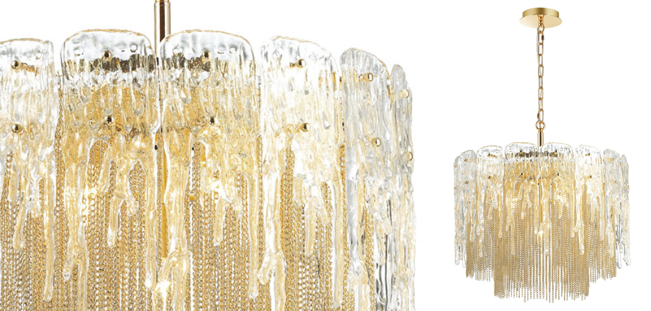 Люстра Ice and Gold Chains - Loft-Concept в Твери