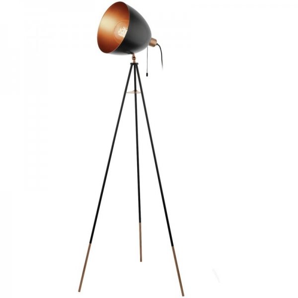 Напольный светильник Scopus Floor Lamp Черный Медь Напольный светильник Scopus Floor Lamp Черный Медь в Твери | Loft Concept