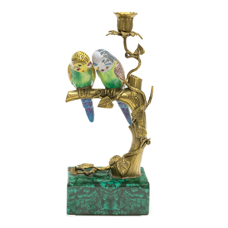 Подсвечник Duo Birds On Branch Мульти Бронза Подсвечник Duo Birds On Branch Мульти Бронза в Твери | Loft Concept