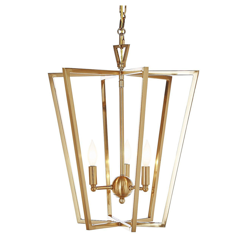 Люстра Fabiole Gold Cage Chandelier Золотой Люстра Fabiole Gold Cage Chandelier Золотой в Твери | Loft Concept