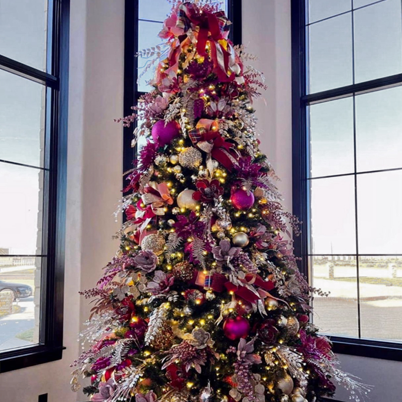Дизайнерская Елка Премиум украшенная Лиловым Декором Christmas Tree Lilac Premium Лиловый Серебряный Дизайнерская Елка Премиум украшенная Лиловым Декором Christmas Tree Lilac Premium Лиловый Серебряный в Твери | Loft Concept