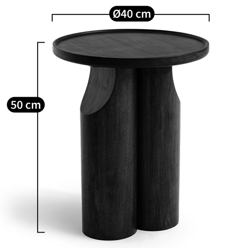 Круглый приставной стол из массива ореха Balu Wooden Side Table Круглый приставной стол из массива ореха Balu Wooden Side Table в Твери