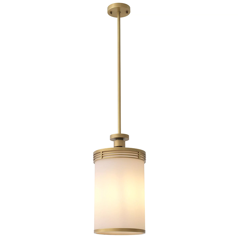 Подвесной светильник Eichholtz Pendant Fayence Латунь Белый Подвесной светильник Eichholtz Pendant Fayence Латунь Белый в Твери | Loft Concept