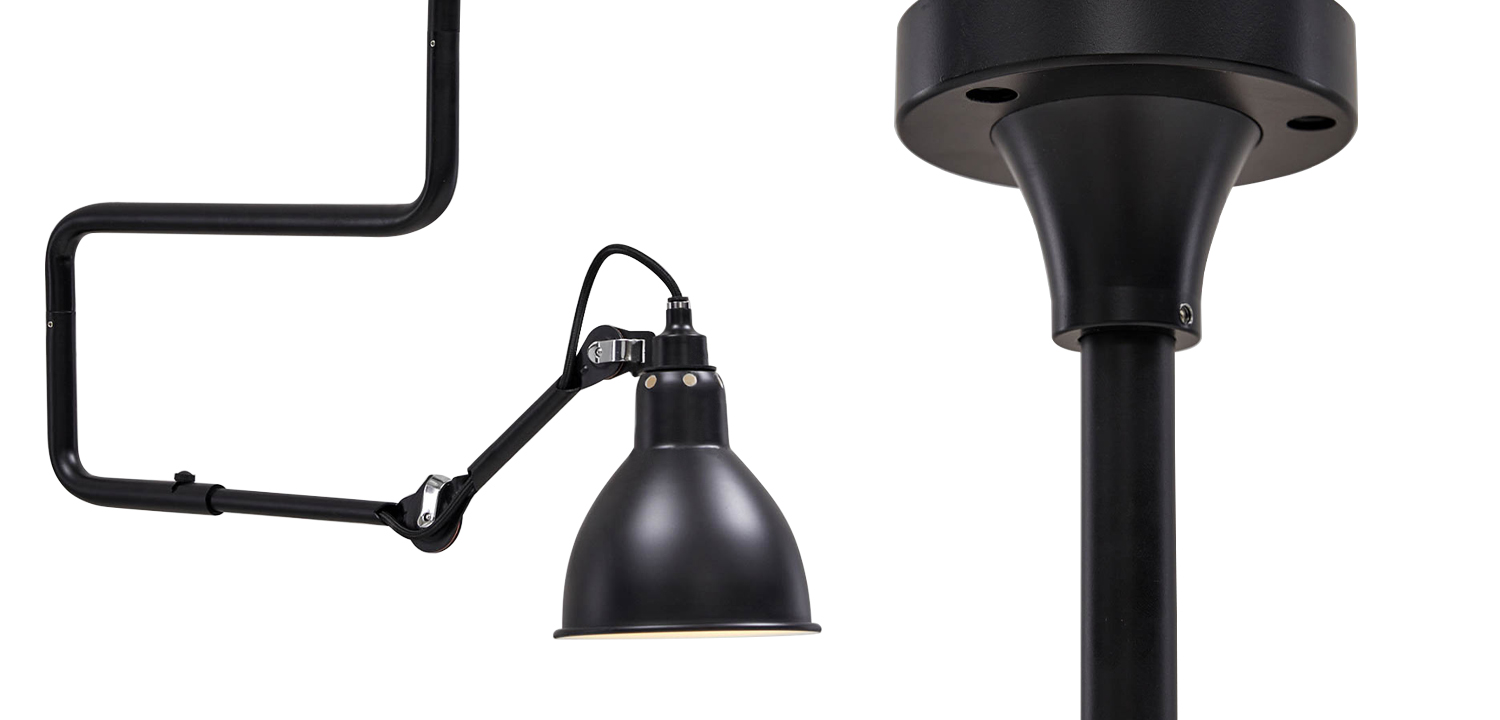 Подвесной металлический светильник LOFT STEAMPUNK SPOTLIGHT Black - фото