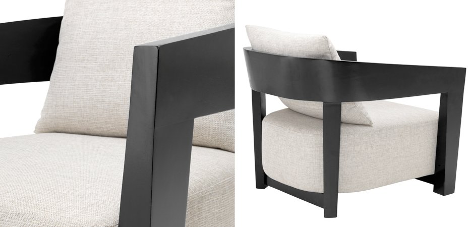 Кресло Eichholtz Chair Rubautelli Black Кресло Eichholtz Chair Rubautelli Black - Loft-Concept в Твери