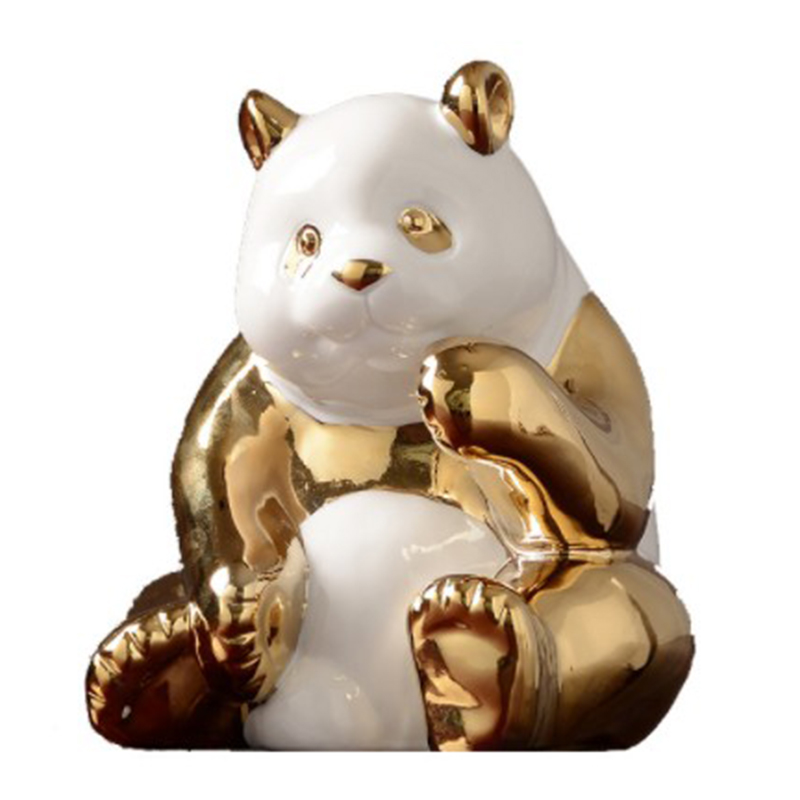 Декор Panda I Золотой Белый Декор Panda I Золотой Белый в Твери | Loft Concept