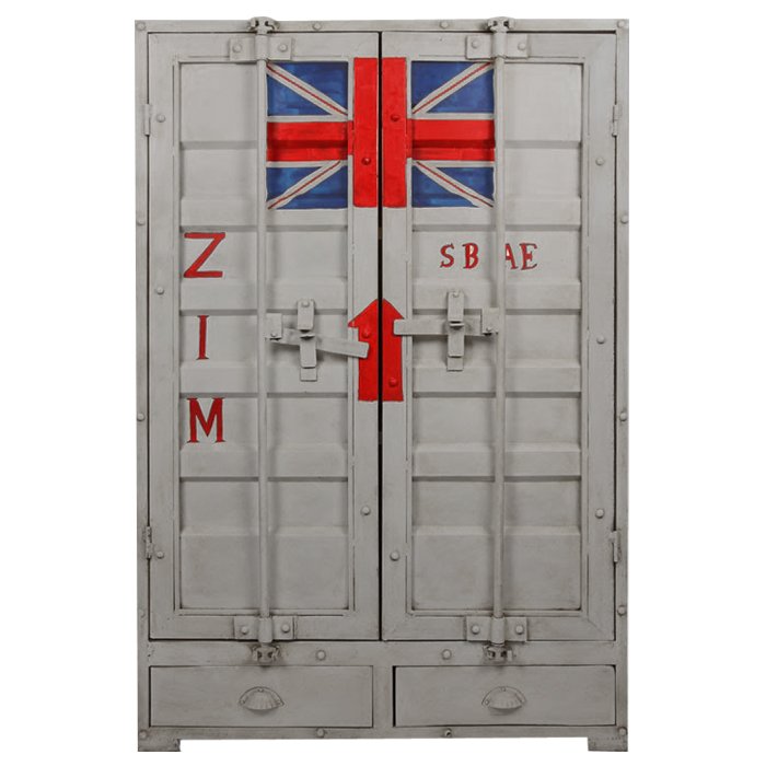 Платяной Шкаф-Контейнер Union Jack Серый Красный Оранжевый Желтый Черный Белый Синий Зеленый Голубой Бирюзовый Платяной Шкаф-Контейнер Union Jack Серый Красный Оранжевый Желтый Черный Белый Синий Зеленый Голубой Бирюзовый в Твери | Loft Concept