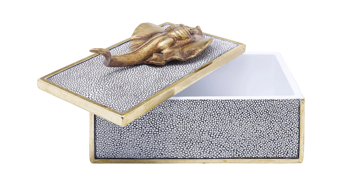 Шкатулка Stingray Золотой скат - фото