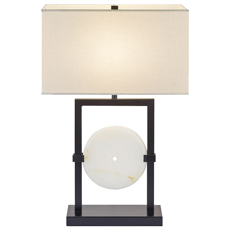 Настольная лампа Laudine Table Lamp Молочный Черный Белый Настольная лампа Laudine Table Lamp Молочный Черный Белый в Твери | Loft Concept