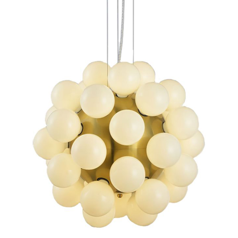 Люстра Korneli Chandelier white Золотой Белое матовое стекло в Твери | Loft Concept 