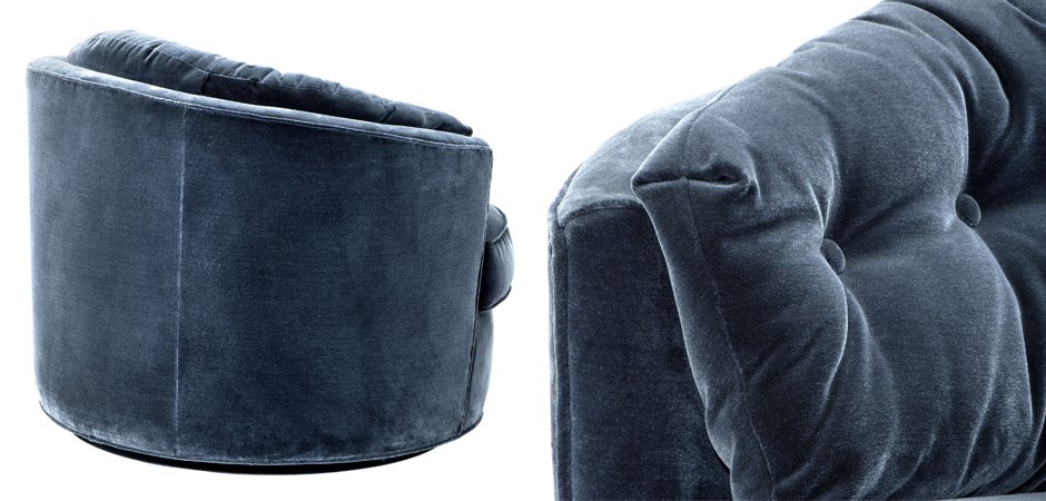 Кресло Eichholtz Chair Recla Blue Кресло Eichholtz Chair Recla Blue - Loft-Concept в Твери