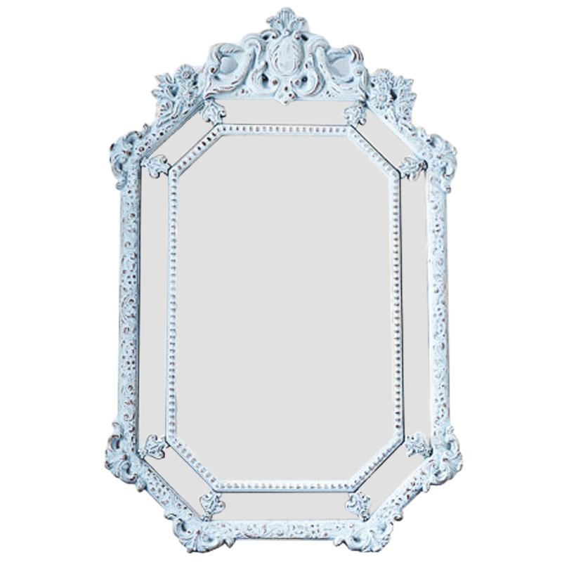 Зеркало Keppel Mirror Pastel Blue Винтажный голубой Античное зеркальное стекло Зеркало Keppel Mirror Pastel Blue Винтажный голубой Античное зеркальное стекло в Твери | Loft Concept