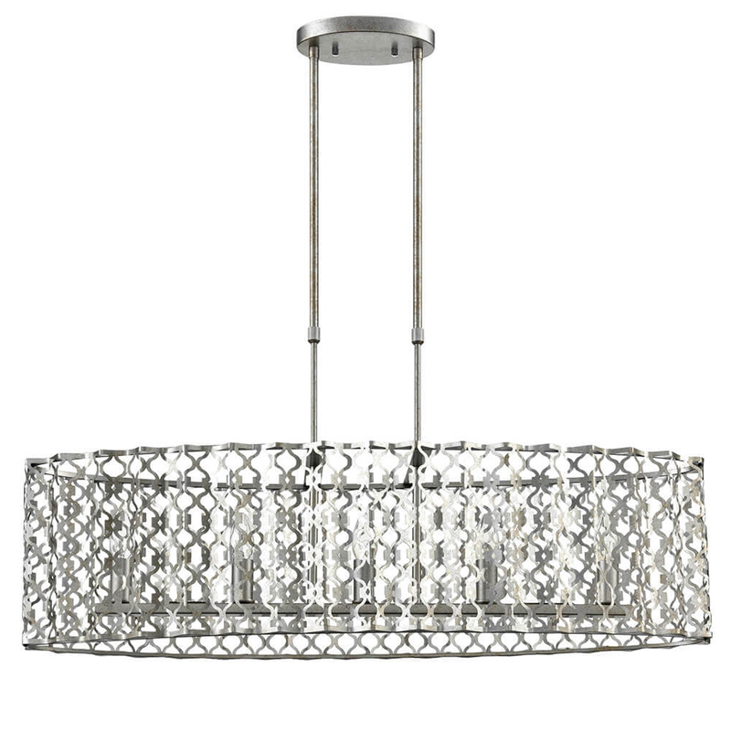 Люстра Arabesque Quatrefoil Drum Шампань Винтаж Люстра Arabesque Quatrefoil Drum Шампань Винтаж в Твери | Loft Concept