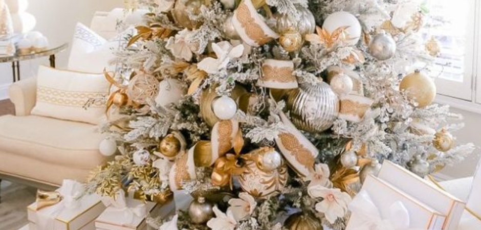 Дизайнерская Елка Премиум с Золотым Декором Christmas Tree Golden Tale Дизайнерская Елка Премиум с Золотым Декором Christmas Tree Golden Tale - Loft-Concept в Твери