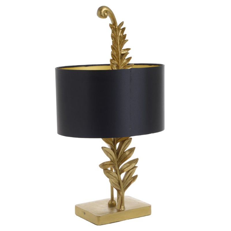 Настольная лампа Tropical Gold Leaf Черный Золотой Настольная лампа Tropical Gold Leaf Черный Золотой в Твери | Loft Concept