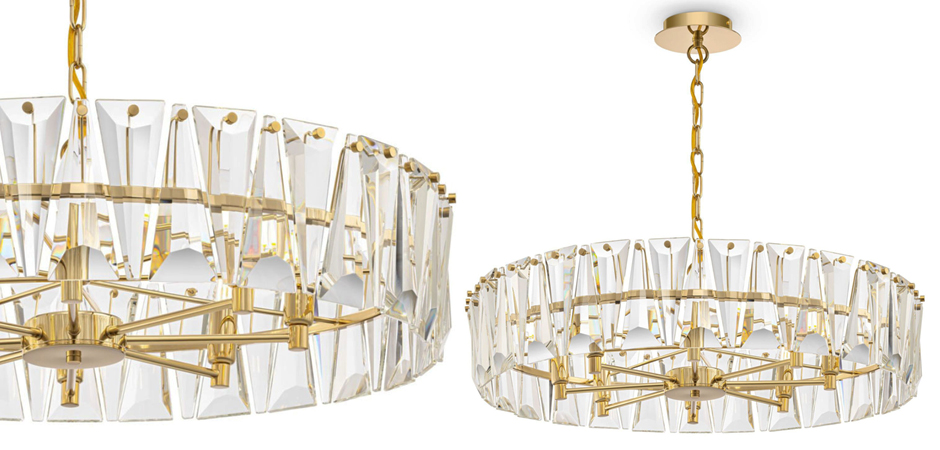 Люстра Ruby Crystal Chandelier Gold 75 Люстра Ruby Crystal Chandelier Gold 75 - Loft-Concept в Твери