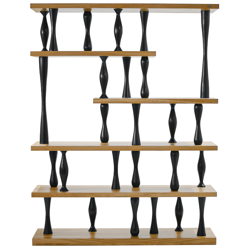 Стеллаж Rayner Rack Древесина Черный в Твери | Loft Concept 