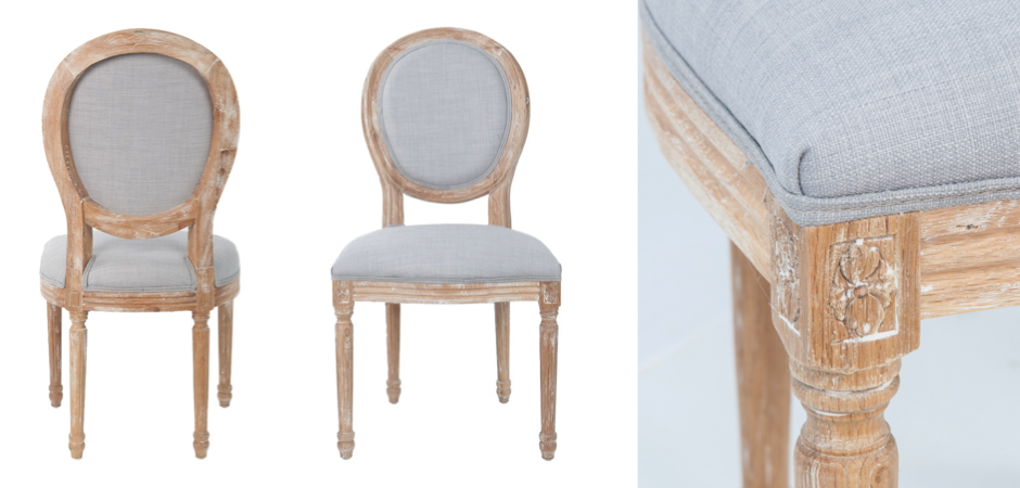 Стул French chairs Provence Light grey Chair Стул French chairs Provence Light grey Chair - Loft-Concept в Твери