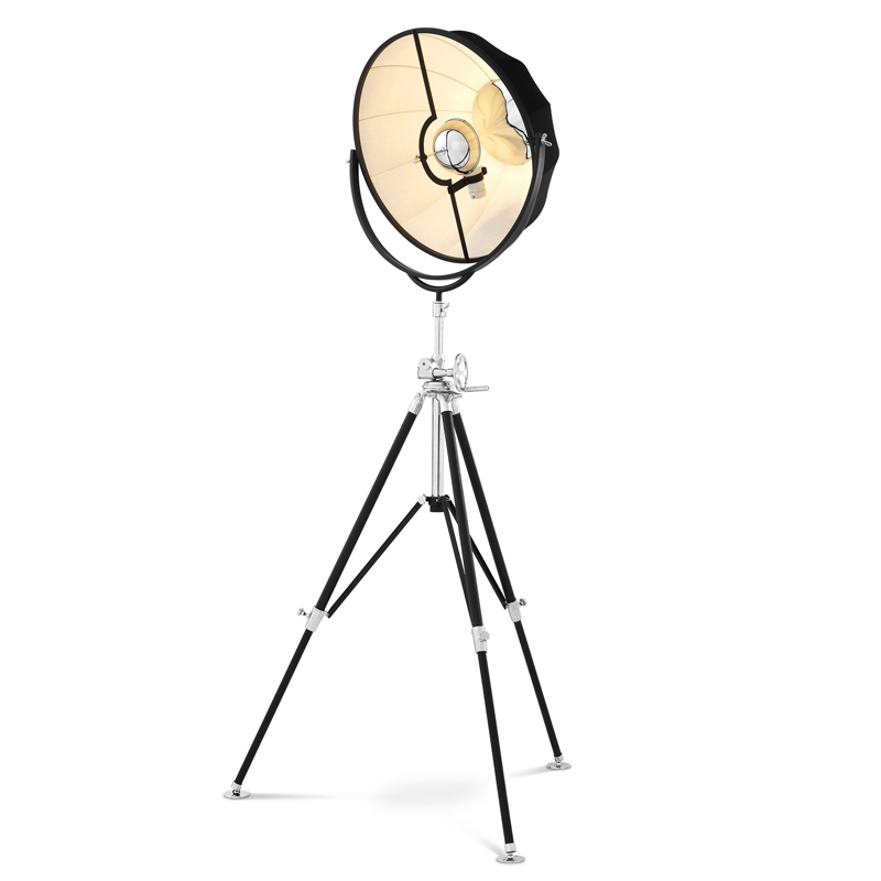 Торшер Eichholtz Floor Lamp Vertigo Черный Никель Торшер Eichholtz Floor Lamp Vertigo Черный Никель в Твери | Loft Concept