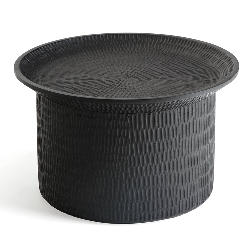 Кофейный стол Mordred Mango Black Coffee Table Черный Кофейный стол Mordred Mango Black Coffee Table Черный в Твери | Loft Concept