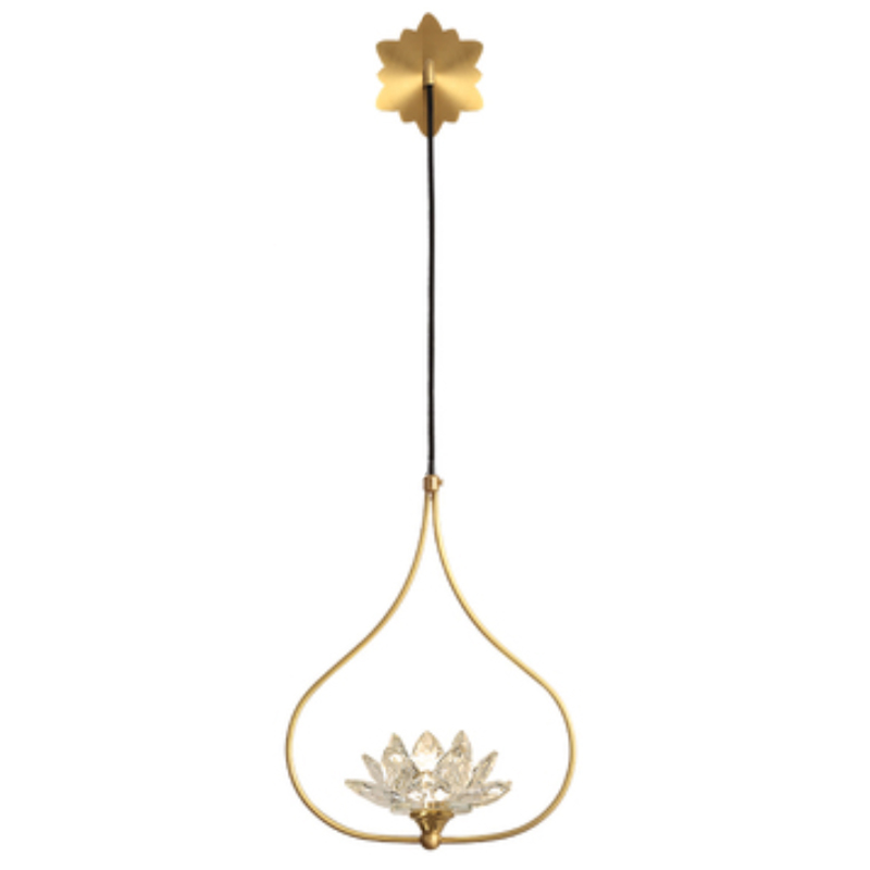 Бра Хрустальный Цветок Лотоса Lotus flower Wall Clear Glass B Латунь Прозрачное Стекло Бра Хрустальный Цветок Лотоса Lotus flower Wall Clear Glass B Латунь Прозрачное Стекло в Твери | Loft Concept