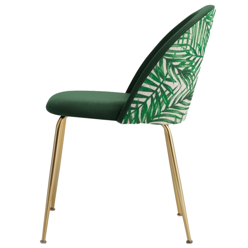 Tropical Leaves Chair Стул тропические листья Зеленый Золотой Tropical Leaves Chair Стул тропические листья Зеленый Золотой в Твери | Loft Concept
