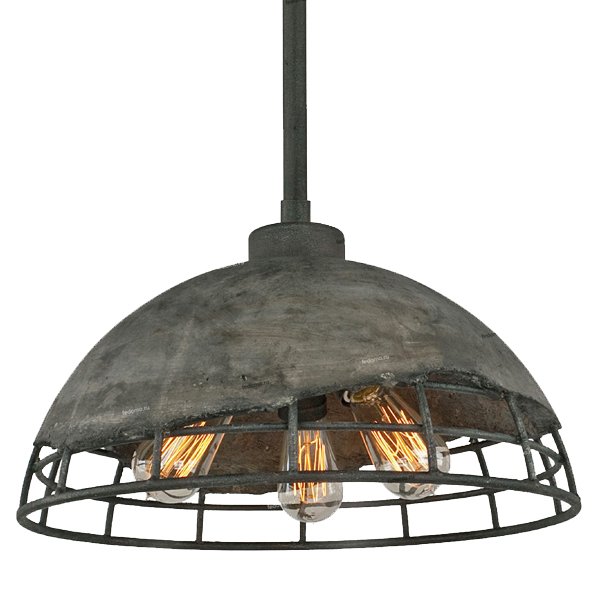Подвесной светильник Stone industrial lamp 3 Серый (Gray) Подвесной светильник Stone industrial lamp 3 Серый (Gray) в Твери | Loft Concept
