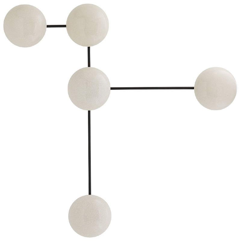 Бра GLAZE SCULPTURAL SCONCE Черный Белый Бра GLAZE SCULPTURAL SCONCE Черный Белый в Твери | Loft Concept