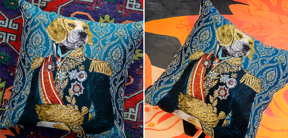 Декоративная подушка Emperor Dog Декоративная подушка Emperor Dog - Loft-Concept в Твери