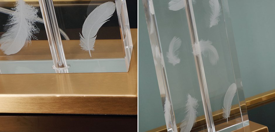 Настольная лампа Frozen Feathers Настольная лампа Frozen Feathers - Loft-Concept в Твери