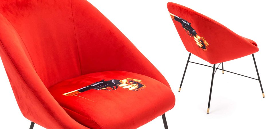 Полукресло Seletti Padded Chair Revolver Полукресло Seletti Padded Chair Revolver - Loft-Concept в Твери