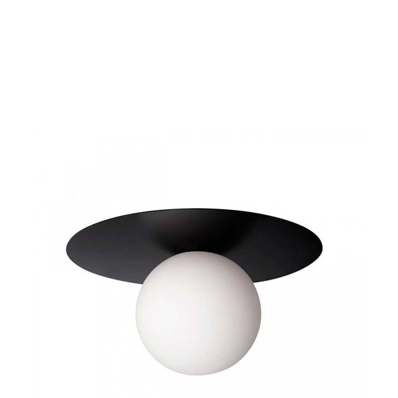 Светильник потолочный MATISSE Black 25 см Белый Черный Светильник потолочный MATISSE Black 25 см Белый Черный в Твери | Loft Concept