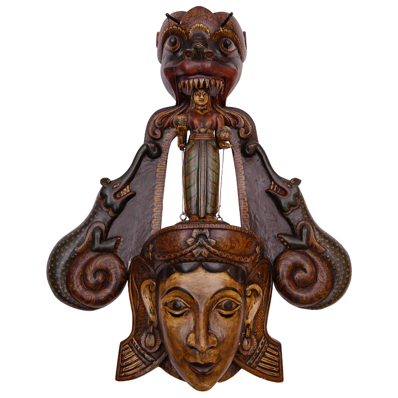 Маска Sri-Lanka Traditional Mask Шри-Ланка Коричневый Мульти Маска Sri-Lanka Traditional Mask Шри-Ланка Коричневый Мульти в Твери | Loft Concept