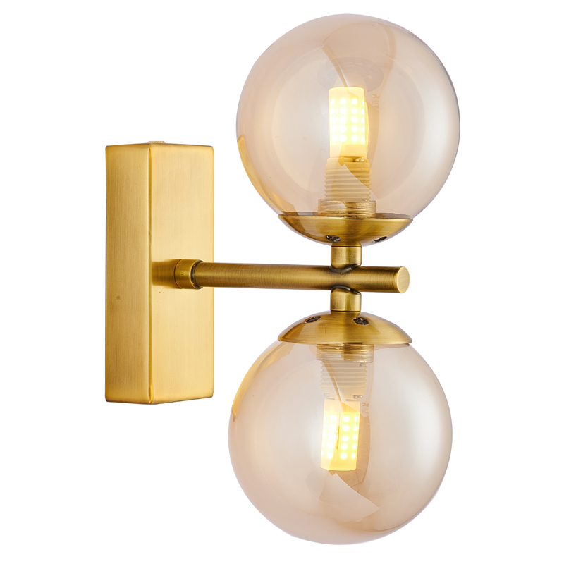 Бра Berries Sconce amber Латунь Янтарь (Amber) Бра Berries Sconce amber Латунь Янтарь (Amber) в Твери | Loft Concept