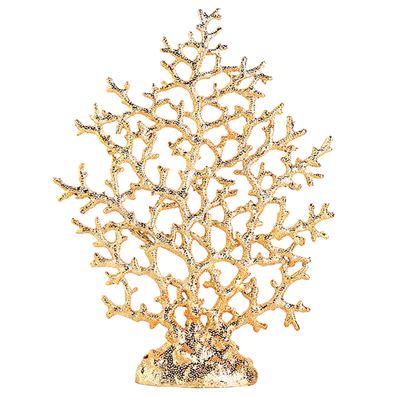 Статуэтка золотой коралл Coral Decor Gold Золотой Статуэтка золотой коралл Coral Decor Gold Золотой в Твери | Loft Concept