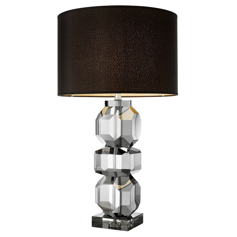 Настольная лампа Eichholtz Table Lamp Mornington Стекло Смок Черный Настольная лампа Eichholtz Table Lamp Mornington Стекло Смок Черный в Твери | Loft Concept
