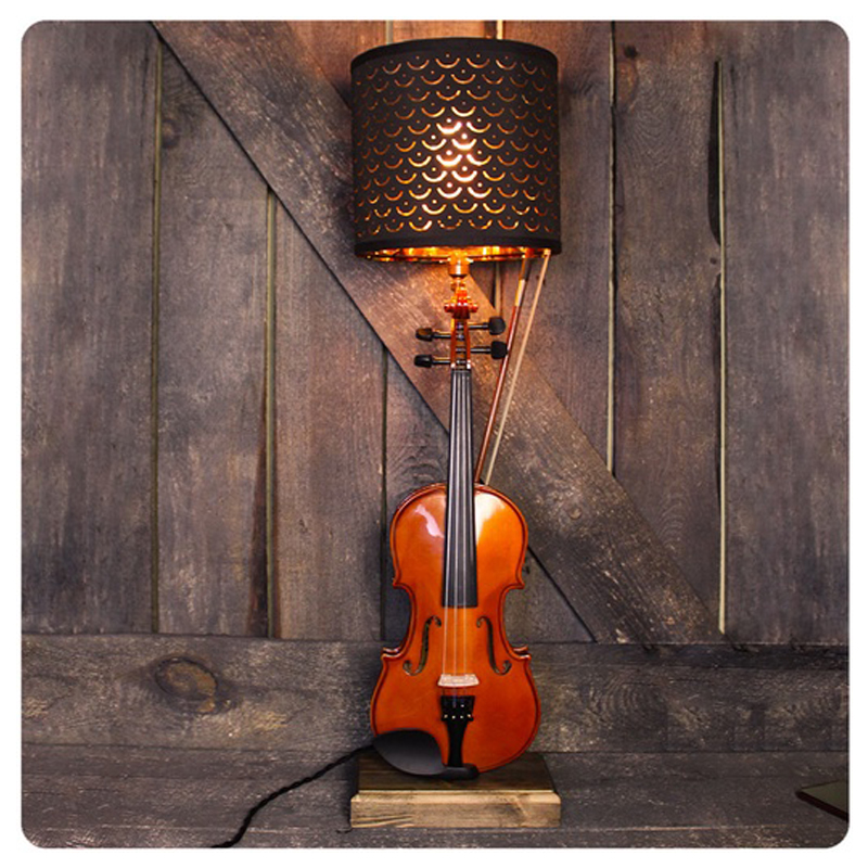 Настольная лампа Violin brown Коричневый Настольная лампа Violin brown Коричневый в Твери | Loft Concept